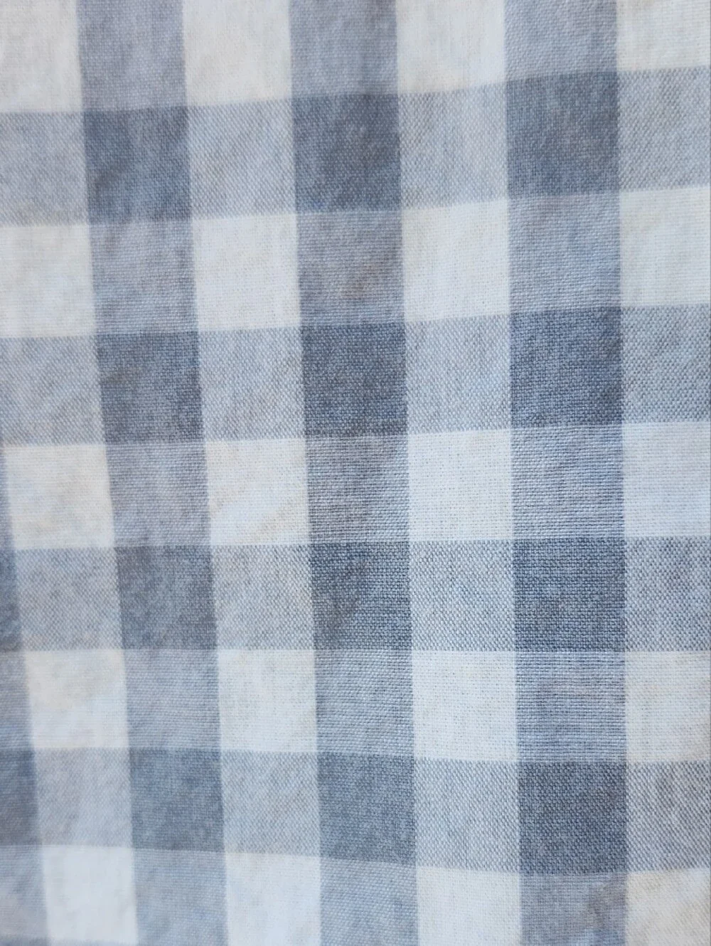 J. Crew Light Blue & White Short-Sleeve Gingham Button-Down Shirt